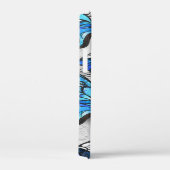 Coques Case-Mate iPhone Composition des White and Blue Butterflies (Verso / Droite)