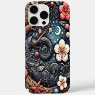 Coques iPhone 16 Pro Max Composition détaillée des fleurs de cerisier