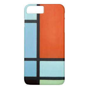 Coque iPhone 8 Plus/7 Plus Composition en Piet Mondrian