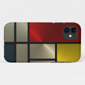 Coques Case-Mate iPhone Composition en Piet Mondrian (Goldl) (Dos (Horizontal))