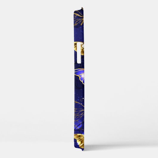 Coques Case-Mate iPhone Composition with Sapphire Butterflies (Verso / Droite)