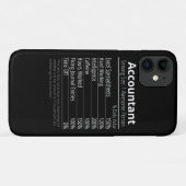Coques Case-Mate iPhone Comptable Nutrition Fact, Nutrition Fact (Dos (Horizontal))