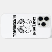 Coques Case-Mate iPhone Compte sur moi, je suis responsable (Verso (horizontal))