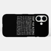 Coques Case-Mate iPhone Comptez vos bénédictions (Verso (horizontal))