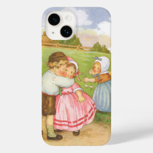 Coque Pour iPhone 14 Comptines de Mère l'Oie Georgie Porgie vintage