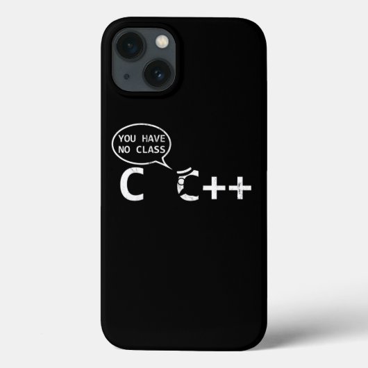 Coques Case-Mate iPhone Computer Programmer Funny C Classe Plaisanterie (Verso)