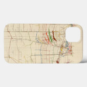 Coques Case-Mate iPhone Comstock Mine Maps Numéro VI (Verso (horizontal))