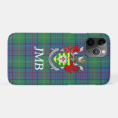Coques Case-Mate iPhone Comté d'Irlande Donegal Tartan Monogram (Dos (Horizontal))
