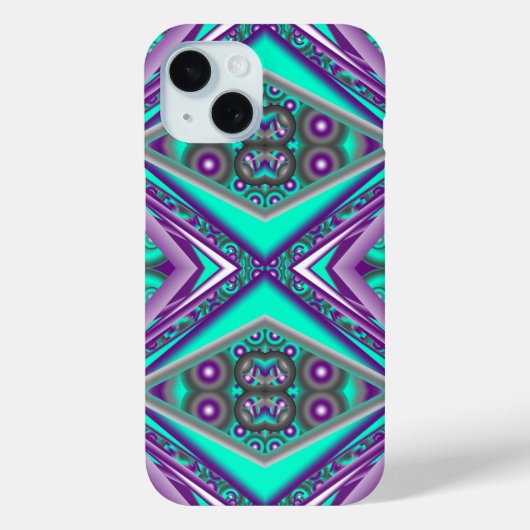 Coques Case-Mate iPhone Concentré Cerclé Au Point Abstrait (Verso)