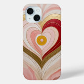 Coques Case-Mate iPhone Concentric Heart Blossom (Verso)