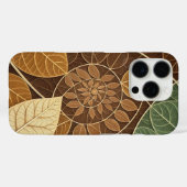 Coques Case-Mate iPhone Concept de combinaison naturelle feuille fractale (Verso (horizontal))