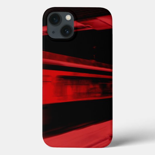 Coques Case-Mate iPhone Concept de mouvement moderne et cool en rouge et n (Verso)