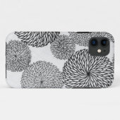 Coques Case-Mate iPhone Concepteur de chrysanthème modelé (Dos (Horizontal))