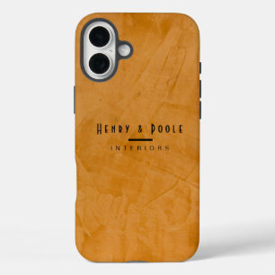 Coques iPhone 16 Plus Concepteur d'intérieur rustique élégant Dante Oran