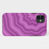 Coques Case-Mate iPhone Conception Abstraite aux Teintes de Pourpre (Dos (Horizontal))
