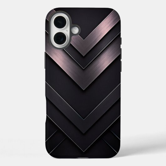 Coques Case-Mate iPhone Conception abstraite de Chevron stratifié (Verso)