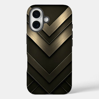 Coques iPhone 16 Conception abstraite de Chevron stratifié