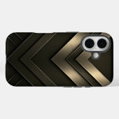 Coques Case-Mate iPhone Conception abstraite de Chevron stratifié (Verso (horizontal))