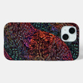 Coques Case-Mate iPhone Conception Abstraite de Kaléidoscope Fractal Élect (Verso (horizontal))