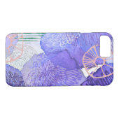 Coques Case-Mate iPhone Conception abstraite de l'aquarelle (Dos (Horizontal))