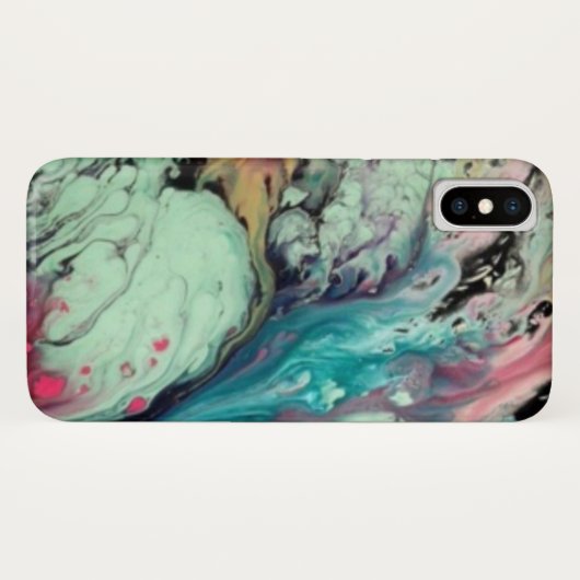 Coques Case-Mate iPhone Conception Abstraite des aquarelles (Dos (Horizontal))