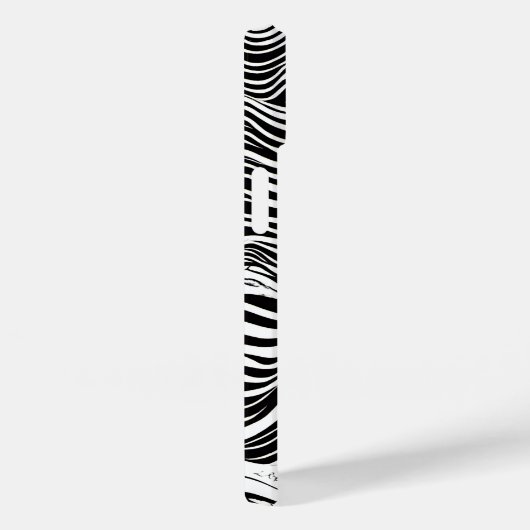 Coques Case-Mate iPhone Conception abstraite en noir et blanc (Verso / Droite)