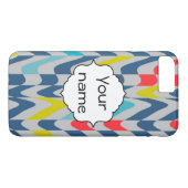 Coques Case-Mate iPhone Conception abstraite onduleuse (Dos (Horizontal))