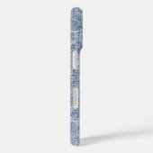 Coques Case-Mate iPhone Conception Abstraite Sur Denim Faded (Verso / Droite)