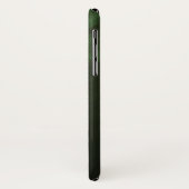 Coques Case-Mate iPhone Conception abstraite verte de technologie (Dos/Gauche)