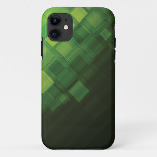 Coque Case-Mate Pour iPhone Conception abstraite verte de technologie