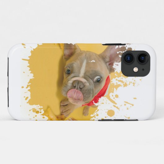 Coques Case-Mate iPhone Conception adorable de chien (Dos (Horizontal))