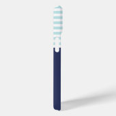 Coques Case-Mate iPhone Conception Ancre marine bleu marine (Verso / Droite)