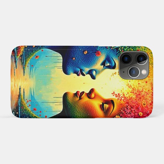 Coques Case-Mate iPhone Conception arc-en-ciel émouvante (Dos (Horizontal))