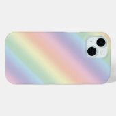 Coques Case-Mate iPhone Conception arc-en-ciel pastel (Verso (horizontal))
