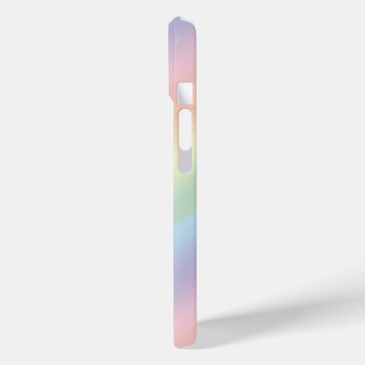 Coques Case-Mate iPhone Conception arc-en-ciel pastel (Verso / Gauche)