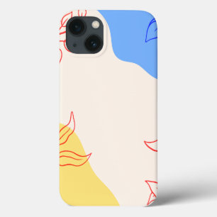 Case-Mate iPhone Case Conception artistique de feuilles florales fond de