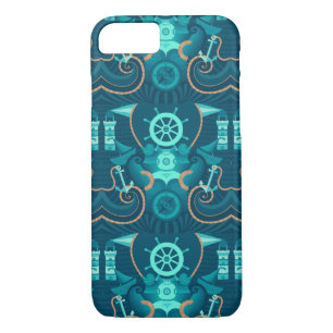 Coque Case-Mate Pour iPhone Conception bleue nautique