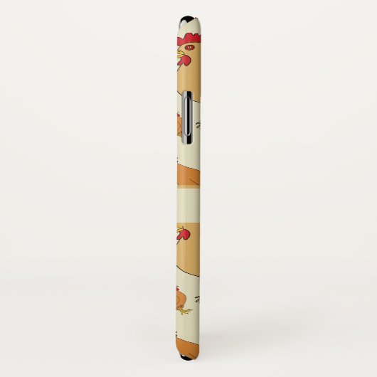 Coques Case-Mate iPhone Conception Brown du poulet Personnaliser (Dos/Droite)