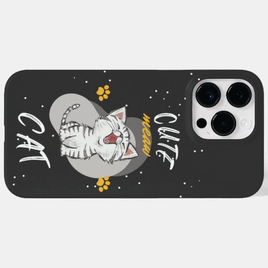 Coques Case-Mate iPhone Conception CAT (Verso (horizontal))