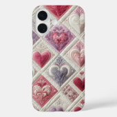 Coques Case-Mate iPhone Conception Coeur Quilé (Verso)