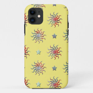 Case-Mate iPhone Case Conception colorée du soleil et d'étoiles
