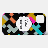 Coques Case-Mate iPhone Conception d'abrégé sur formes de Connnected (Verso (horizontal))