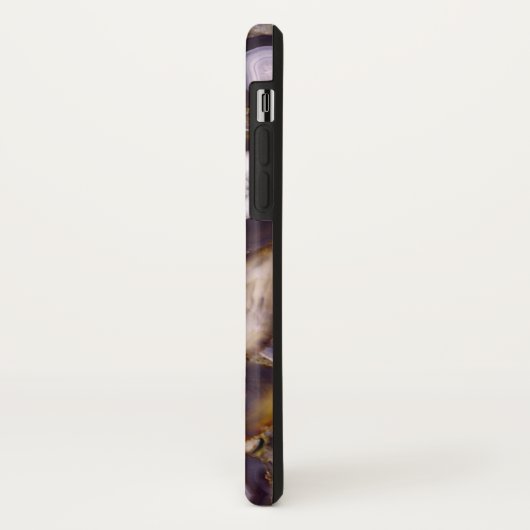 Coques Case-Mate iPhone Conception d'Agate blanc Brown violet (Dos/Gauche)