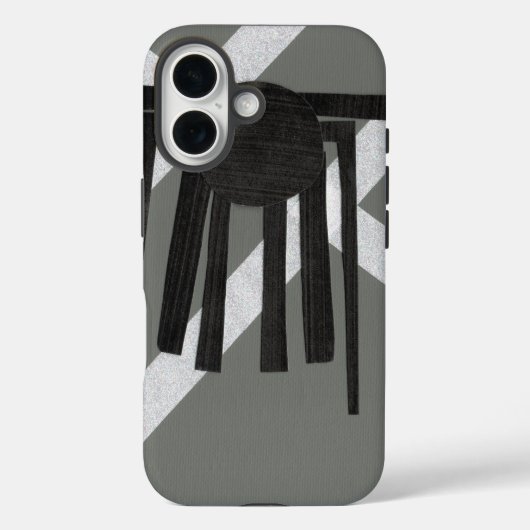 Coques Case-Mate iPhone Conception d'araignée géométrique (Verso)