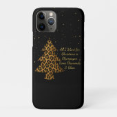 Coques Case-Mate iPhone Conception d'arbre de léopard de vacances chic (Dos)