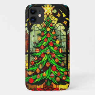 Case-Mate iPhone Case conception d'arbre de Noël sur