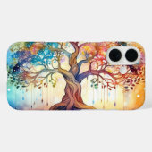 Coques Case-Mate iPhone Conception d'arbre de vie spirituel (Verso (horizontal))