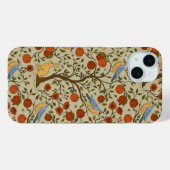 Coques Case-Mate iPhone Conception d'arbres bruns avec des pommes oranges  (Verso (horizontal))