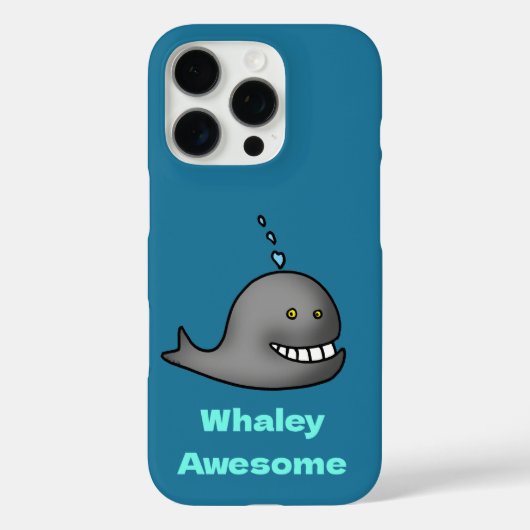 Coques Case-Mate iPhone Conception de baleine drôle et géniale (Verso)