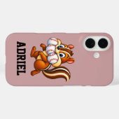 Coques Case-Mate iPhone Conception de baseball personnalisée avec un tamia (Verso (horizontal))